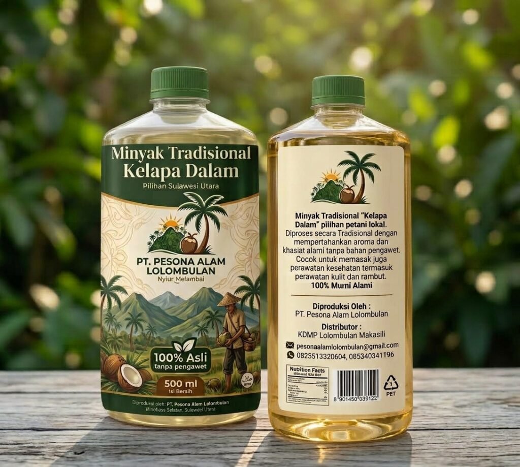 Minyak Tradisional Kelapa Dalam 250 ml